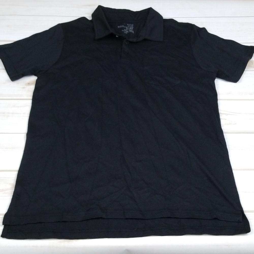 Blue crown tee shirt with collar